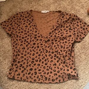 Crop top cheetah print from marshals